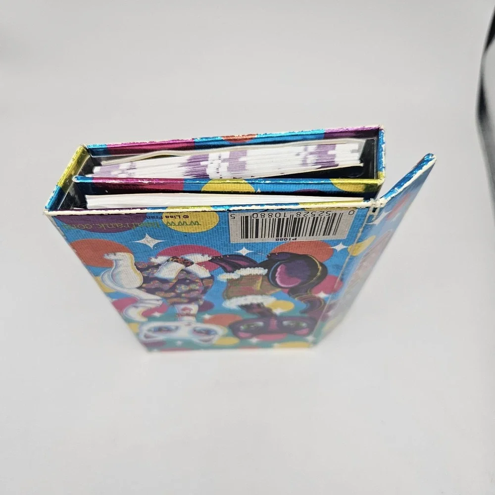 VTG Lisa Frank Roxy And Rollie Trifold Flip Out Planner 4 X 6 Holo Incomplete